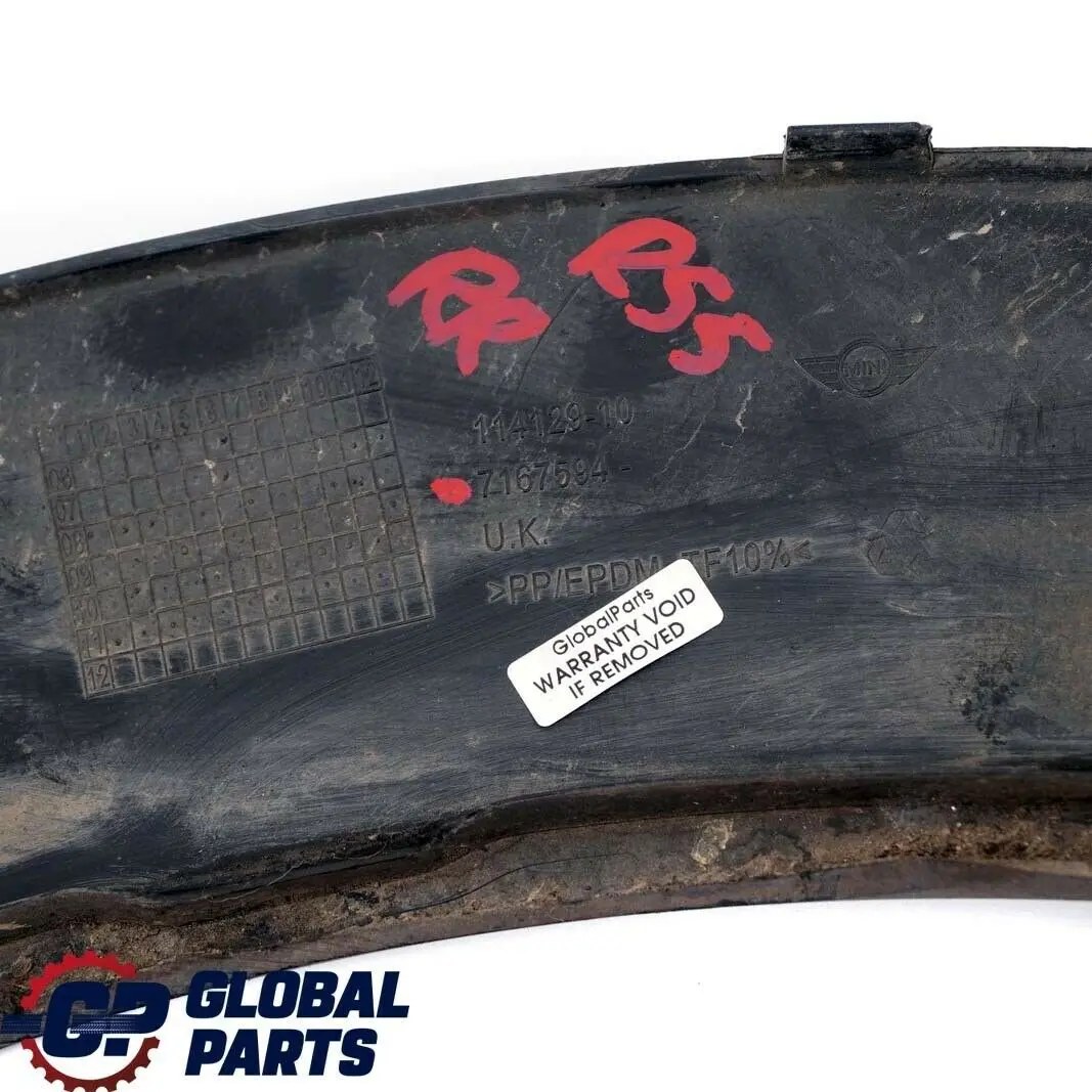 Prolongacion del Paso de Rueda Trasero Derecho para Mini R55 con número de pieza 7167594 Mini R55 Prolongacion del Paso de Rueda Trasero Derecho - SKU 7167594-1 - Número de pieza 7167594