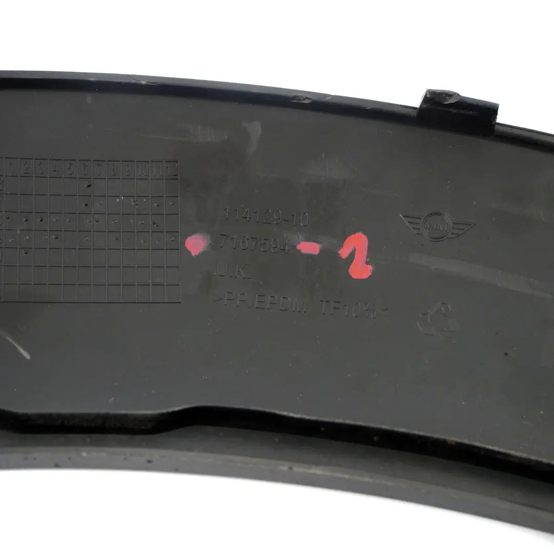 Mini Cooper 2 R55 R55N LCI Trasero Derecho Rueda Arco Extension Bengala - SKU 7167594-2 - Número de pieza 7167594