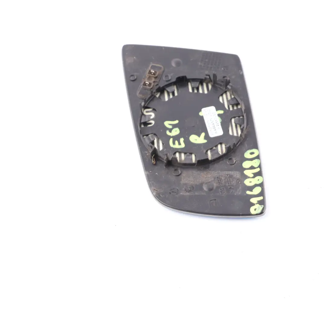 Wing Mirror Glass BMW E60 E61 E63 Door Right O/S Wide Angle Blue to with Part number 7168180 Wing Mirror Glass BMW E60 E61 E63 Door Right O/S Wide Angle Blue - SKU 7168180 - Part number 7168180