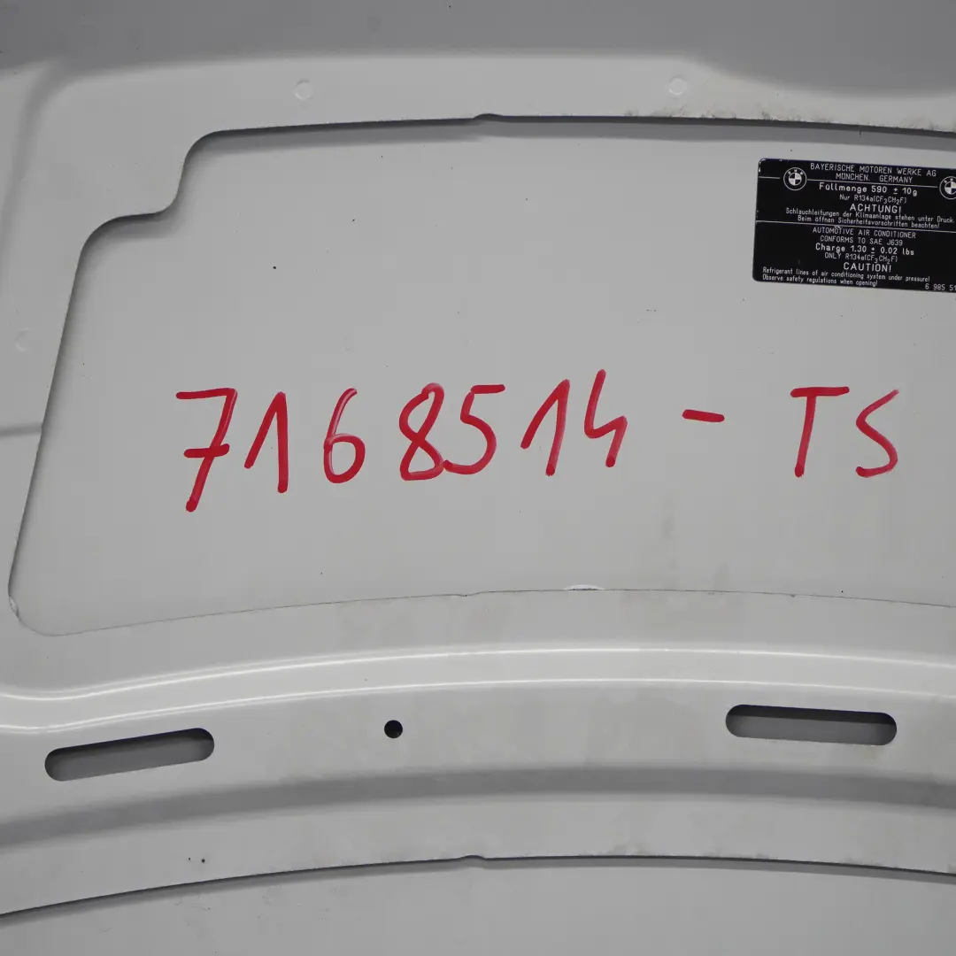 BMW E92 E93 Maska Pokrywa Silnika Titansilber Srebrny Metalik - 354 - SKU 7168514-TS - Numer Części 7168514