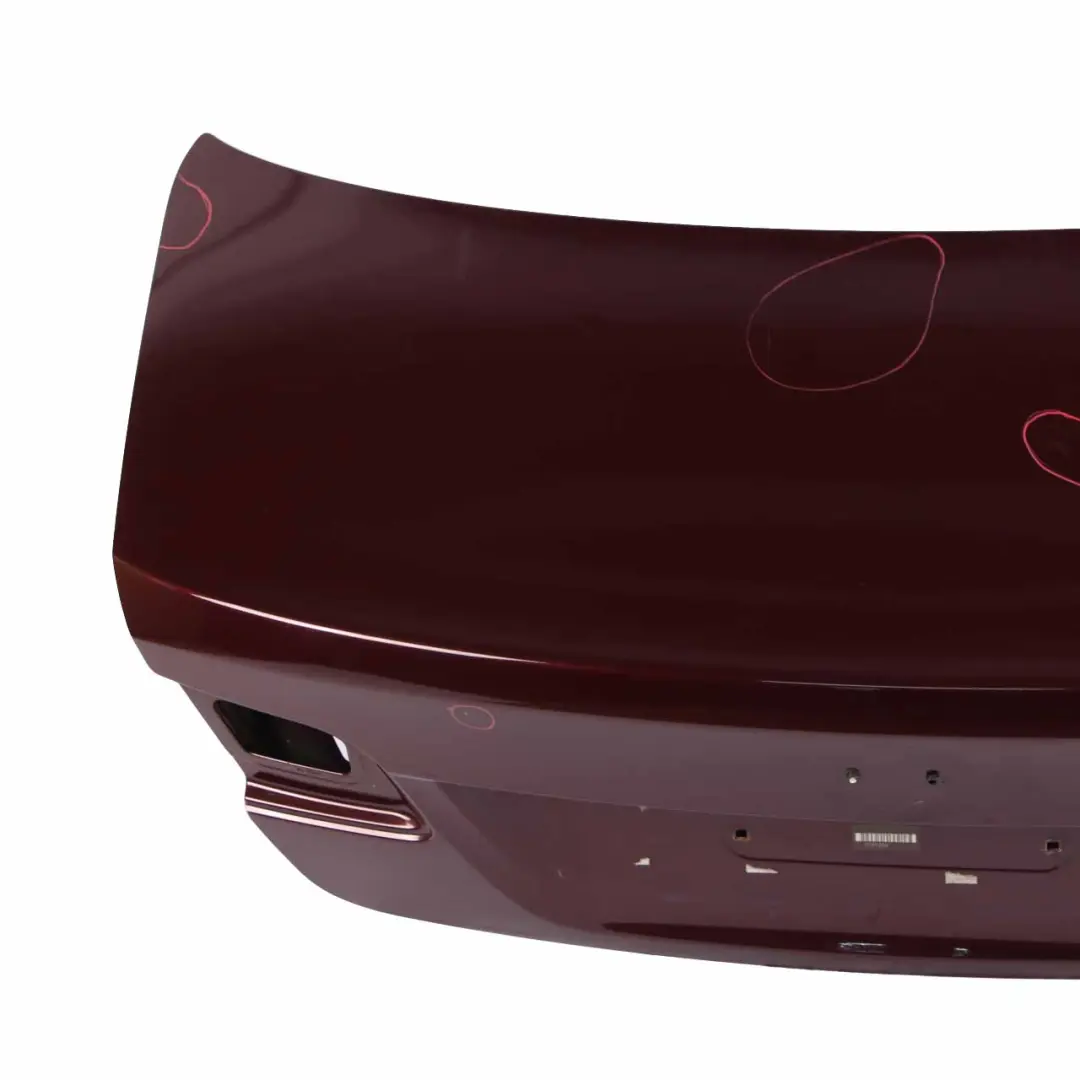 BMW E92 Boot Trunk Lid Tailgate Rear Barberarot Barbera Red Metallic - A39 - SKU 7168515-BAR - Part number 7168515