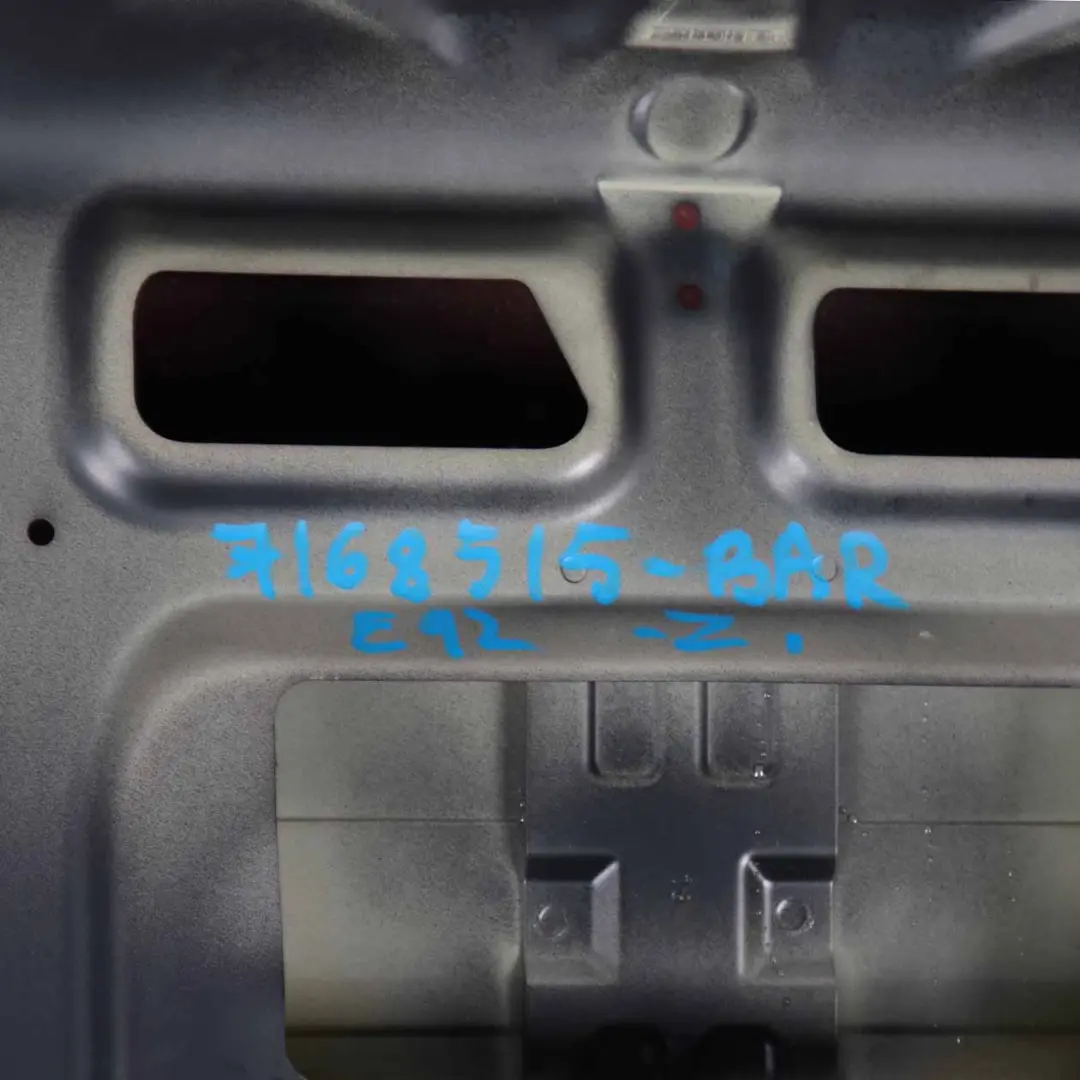 Boot Trunk Lid Tailgate Rear Barberarot Barbera Red Metallic - A39 to BMW E92 with Part number 7168515 BMW E92 Boot Trunk Lid Tailgate Rear Barberarot Barbera Red Metallic - A39 - SKU 7168515-BAR - Part number 7168515