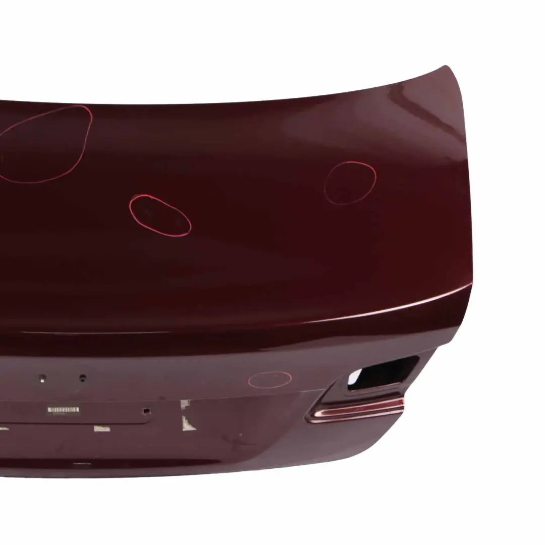 BMW E92 Boot Trunk Lid Tailgate Rear Barberarot Barbera Red Metallic - A39 - SKU 7168515-BAR - Part number 7168515