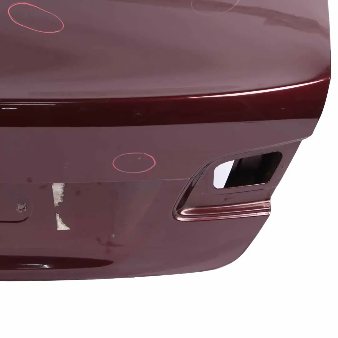 Boot Trunk Lid Tailgate Rear Barberarot Barbera Red Metallic - A39 to BMW E92 with Part number 7168515 BMW E92 Boot Trunk Lid Tailgate Rear Barberarot Barbera Red Metallic - A39 - SKU 7168515-BAR - Part number 7168515