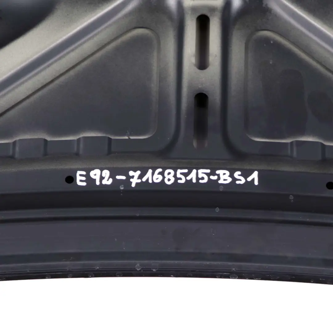 Coupé Boot Trunk Lid Tailgate Rear Lid Black Sapphire Metallic - 475 to BMW 3 E92 with Part number 7168515 BMW 3 E92 Coupé Boot Trunk Lid Tailgate Rear Lid Black Sapphire Metallic - 475 - SKU 7168515-BS1 - Part number 7168515
