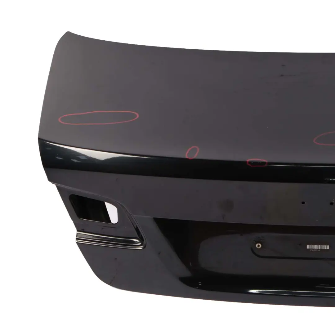 Boot Lid Rear Lid with Spoiler Black Sapphire - 475 to BMW 3 E92 Coupe Tailgate with Part number 7168515 BMW 3 E92 Coupe Tailgate Boot Lid Rear Lid with Spoiler Black Sapphire - 475 - SKU 7168515-BS - Part number 7168515