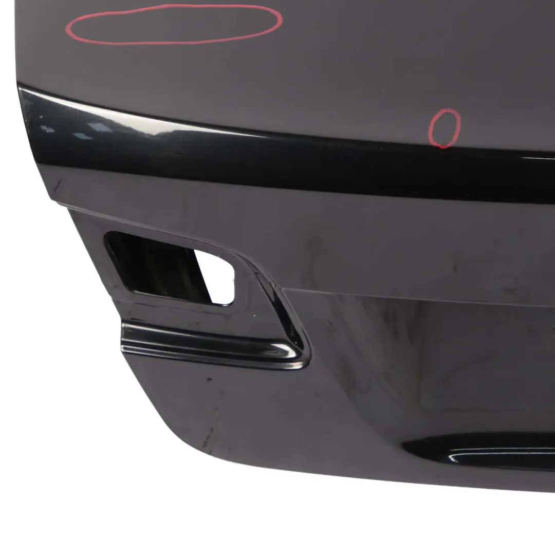 Boot Lid Rear Lid with Spoiler Black Sapphire - 475 to BMW 3 E92 Coupe Tailgate with Part number 7168515 BMW 3 E92 Coupe Tailgate Boot Lid Rear Lid with Spoiler Black Sapphire - 475 - SKU 7168515-BS - Part number 7168515