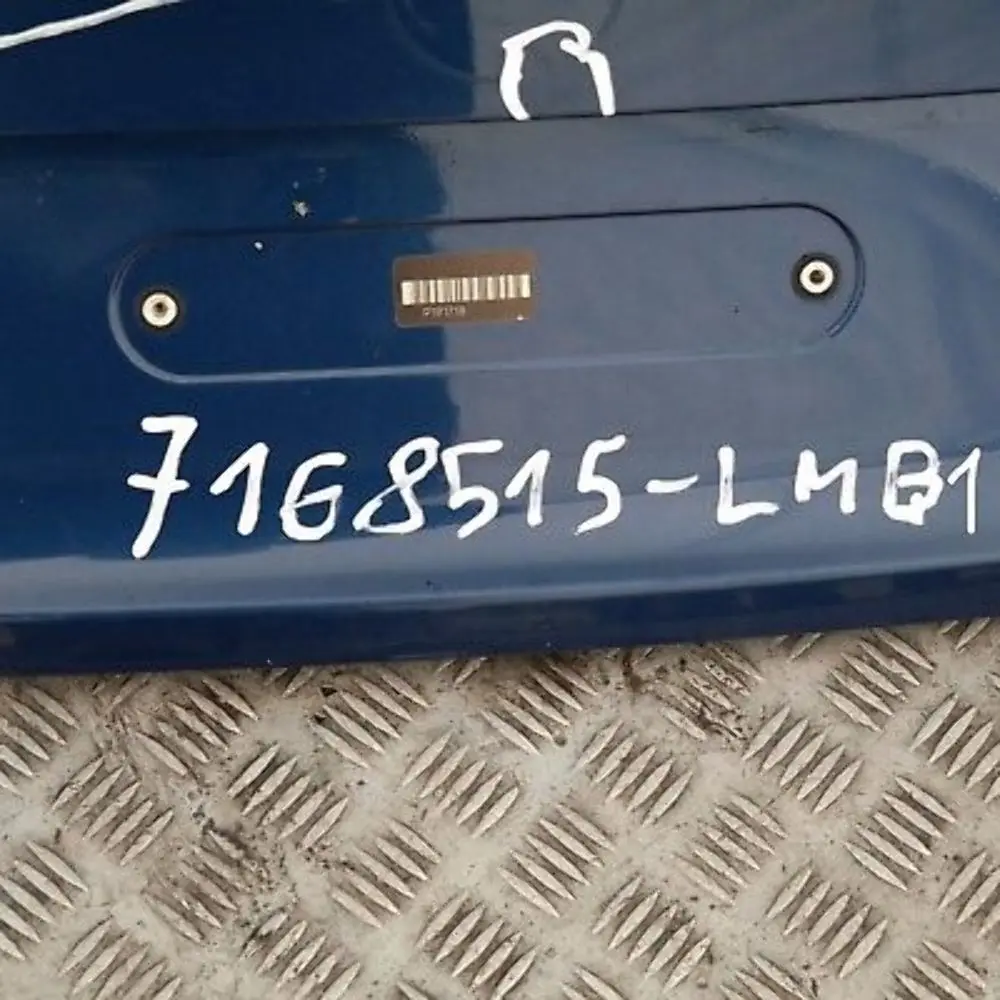 Klapa tylna tył bagażnika Le Mans Blau do BMW E92 o numerze 41617168515 BMW E92 Klapa tylna tył bagażnika Le Mans Blau - SKU 7168515-LMB1 - Numer Części 41617168515