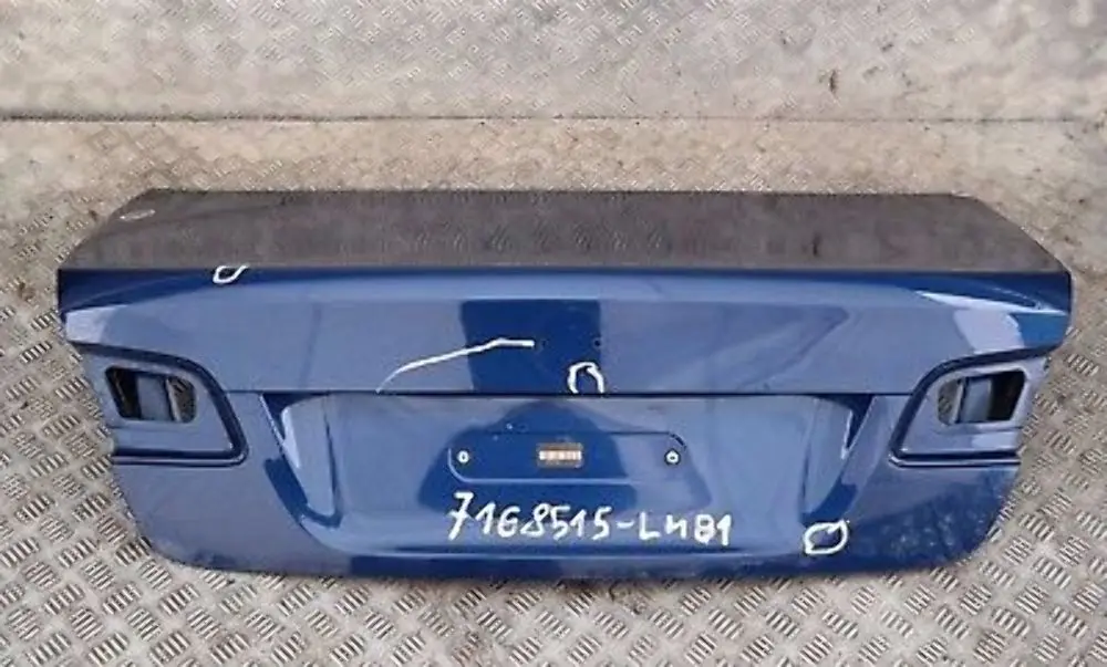 BMW 3 SERIES 1 E92 Coupé Tailgate Boot Lid Rear Lid Le Mans Blau Metallic - 381 - SKU 7168515-LMB1 - Part number 41617168515