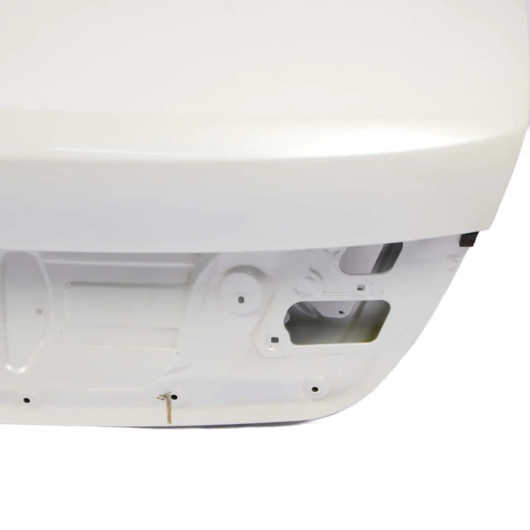Boot Trunk Lid Tailgate Rear Panel Mineralweiss Mineral White - A96 to BMW F01 with Part number 7172332 BMW F01 Boot Trunk Lid Tailgate Rear Panel Mineralweiss Mineral White - A96 - SKU 7172332-MW - Part number 7172332