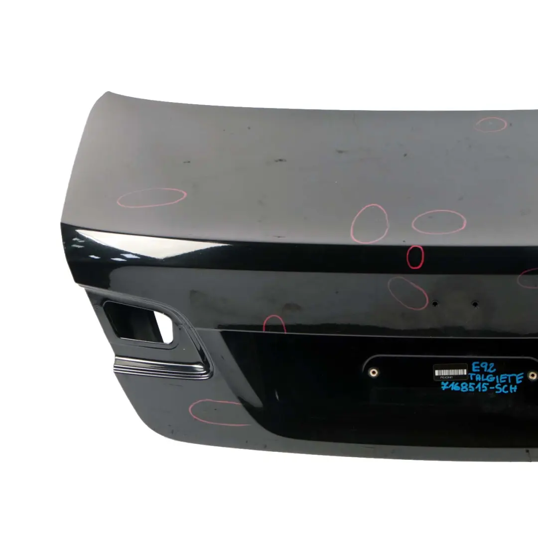 Coupé Tailgate Boot Lid Rear Lid Schwarz 2 Black - 668 to BMW 3 Series E92 with Part number 7168515 BMW 3 Series E92 Coupé Tailgate Boot Lid Rear Lid Schwarz 2 Black - 668 - SKU 7168515-SCH - Part number 7168515