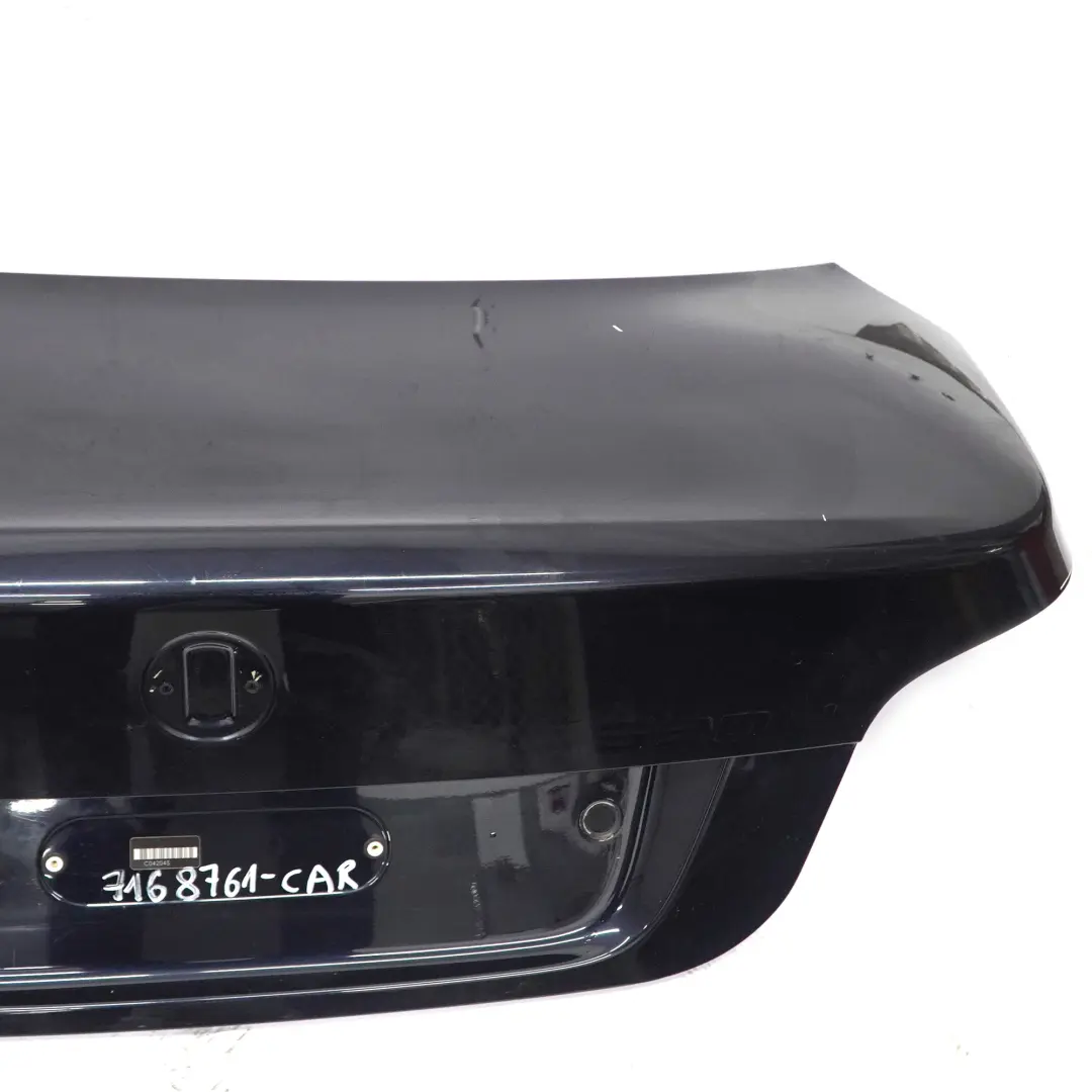 BMW E60 LCI Trunk Boot Lid Tailgate Carbonschwarz Carbon Black Metallic - 416 - SKU 7168761-CAR - Part number 7168761
