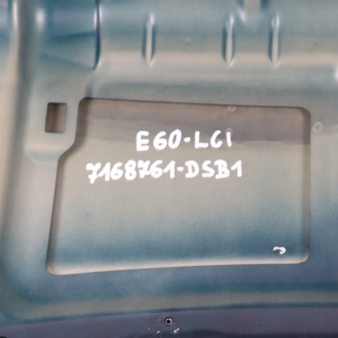Boot Trunk Lid Tailgate Tiefseeblau Deep Sea Blue - A76 to BMW 5 Series E60 LCI with Part number 7168761 BMW 5 Series E60 LCI Boot Trunk Lid Tailgate Tiefseeblau Deep Sea Blue - A76 - SKU 7168761-DSB1 - Part number 7168761