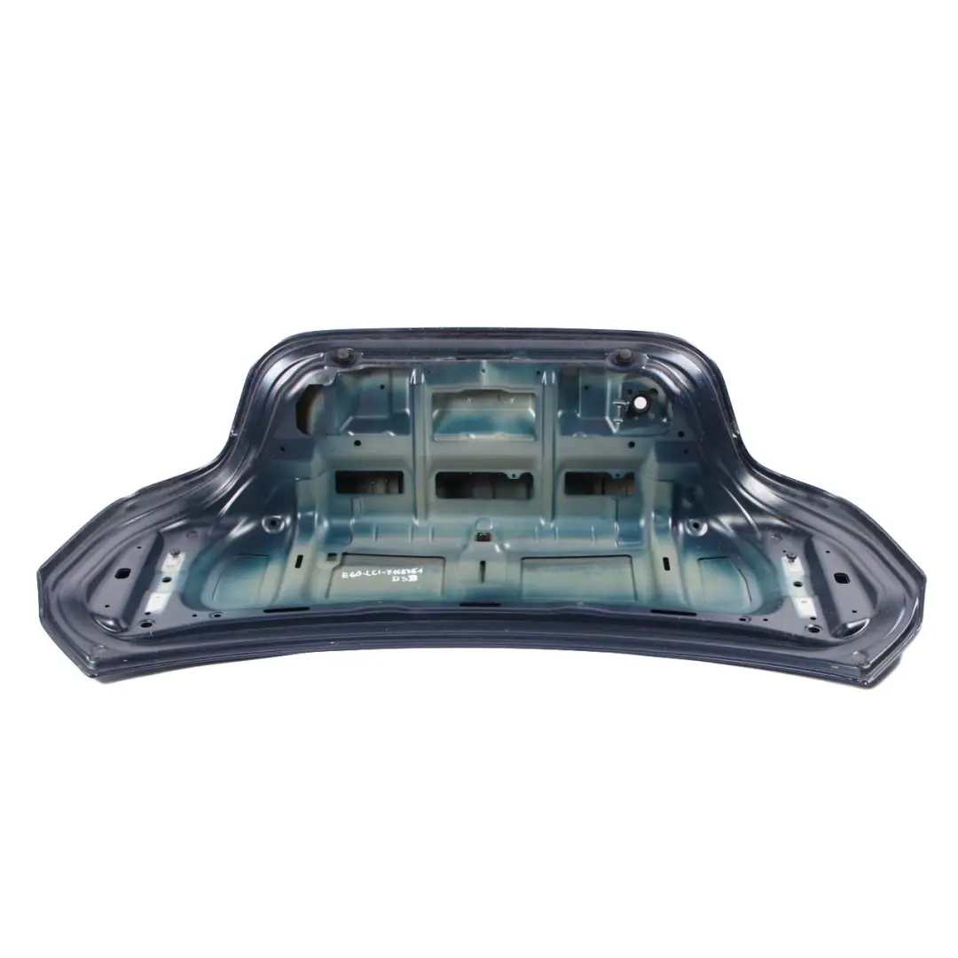 Trunk Boot Lid Tailgate Tiefseeblau Deep Sea Blue - A76 to BMW 5 Series E60 LCI with Part number 7168761 BMW 5 Series E60 LCI Trunk Boot Lid Tailgate Tiefseeblau Deep Sea Blue - A76 - SKU 7168761-DSB - Part number 7168761