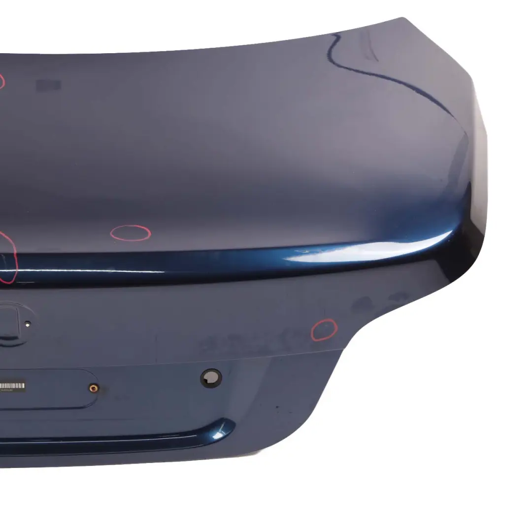 Trunk Boot Lid Tailgate Tiefseeblau Deep Sea Blue - A76 to BMW 5 Series E60 LCI with Part number 7168761 BMW 5 Series E60 LCI Trunk Boot Lid Tailgate Tiefseeblau Deep Sea Blue - A76 - SKU 7168761-DSB - Part number 7168761