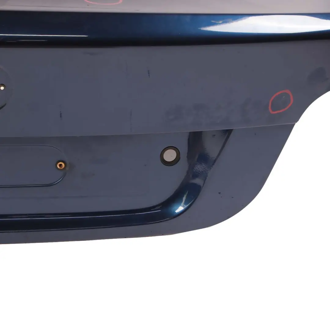 Trunk Boot Lid Tailgate Tiefseeblau Deep Sea Blue - A76 to BMW 5 Series E60 LCI with Part number 7168761 BMW 5 Series E60 LCI Trunk Boot Lid Tailgate Tiefseeblau Deep Sea Blue - A76 - SKU 7168761-DSB - Part number 7168761
