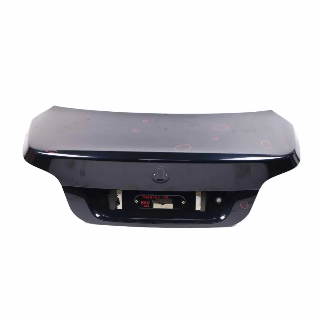 Boot Trunk Lid Tailgate Monacoblau Monaco Blue Metallic - A35 to BMW E60 LCI with Part number 7168761 BMW E60 LCI Boot Trunk Lid Tailgate Monacoblau Monaco Blue Metallic - A35 - SKU 7168761-MB - Part number 7168761