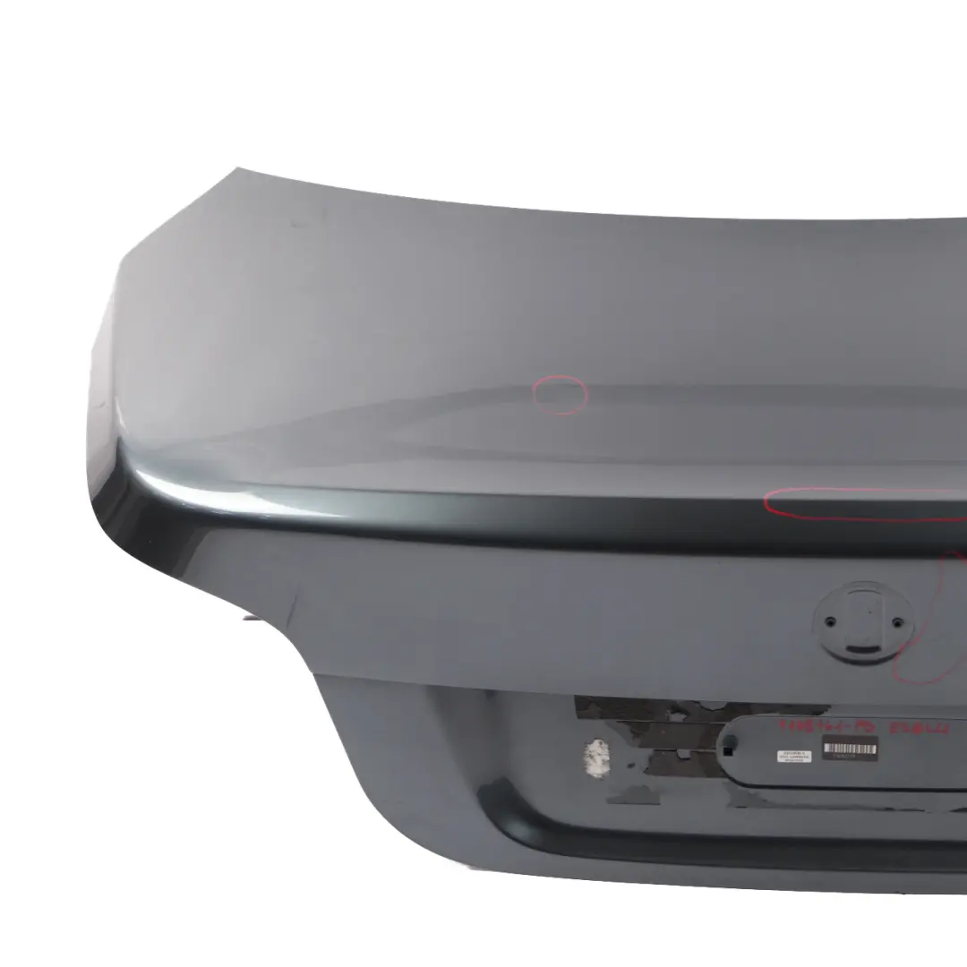 Boot Trunk Lid Tailgate Platingrau Platinum Grey Metallic - A68 to BMW E60 LCI with Part number 7168761 BMW E60 LCI Boot Trunk Lid Tailgate Platingrau Platinum Grey Metallic - A68 - SKU 7168761-PG - Part number 7168761