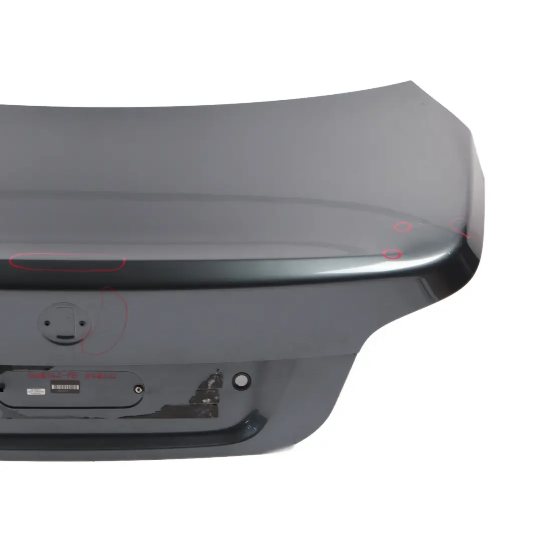 BMW E60 LCI Boot Trunk Lid Tailgate Platingrau Platinum Grey Metallic - A68 - SKU 7168761-PG - Part number 7168761