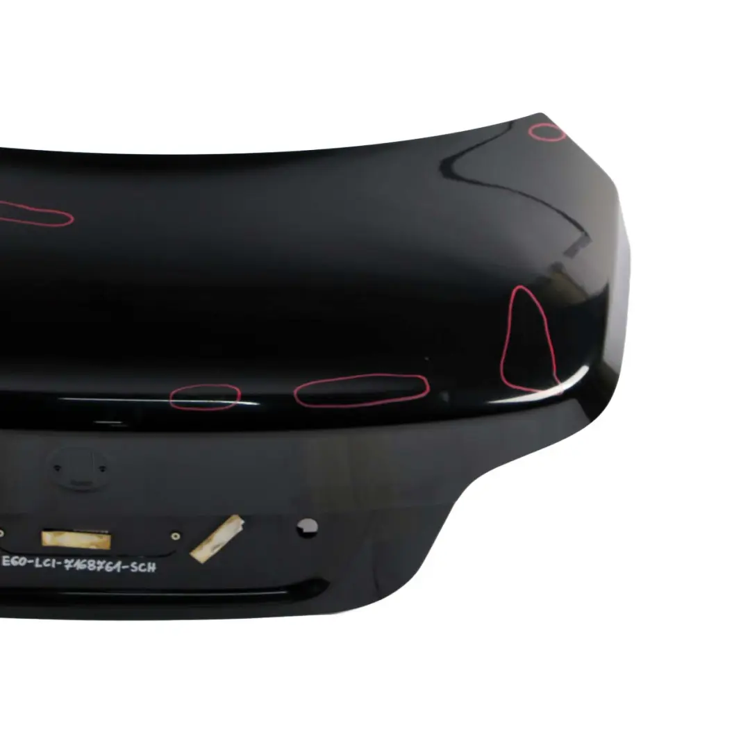 Boot Trunk Rear Lid Tailgate Black Schwarz 2 - 668 to BMW 5 E60 LCI Saloon with Part number 7168761 BMW 5 E60 LCI Saloon Boot Trunk Rear Lid Tailgate Black Schwarz 2 - 668 - SKU 7168761-SCH - Part number 7168761