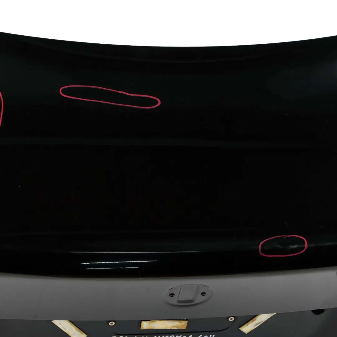 BMW 5 E60 LCI Saloon Boot Trunk Rear Lid Tailgate Black Schwarz 2 - 668 - SKU 7168761-SCH - Part number 7168761