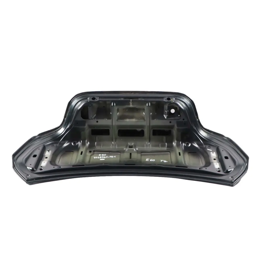 Trunk Boot Lid Tailgate Tiefgruen Deep Green Metallic - A43 to BMW 5 E60 LCI with Part number 7168761 BMW 5 E60 LCI Trunk Boot Lid Tailgate Tiefgruen Deep Green Metallic - A43 - SKU 7168761-TG1 - Part number 7168761