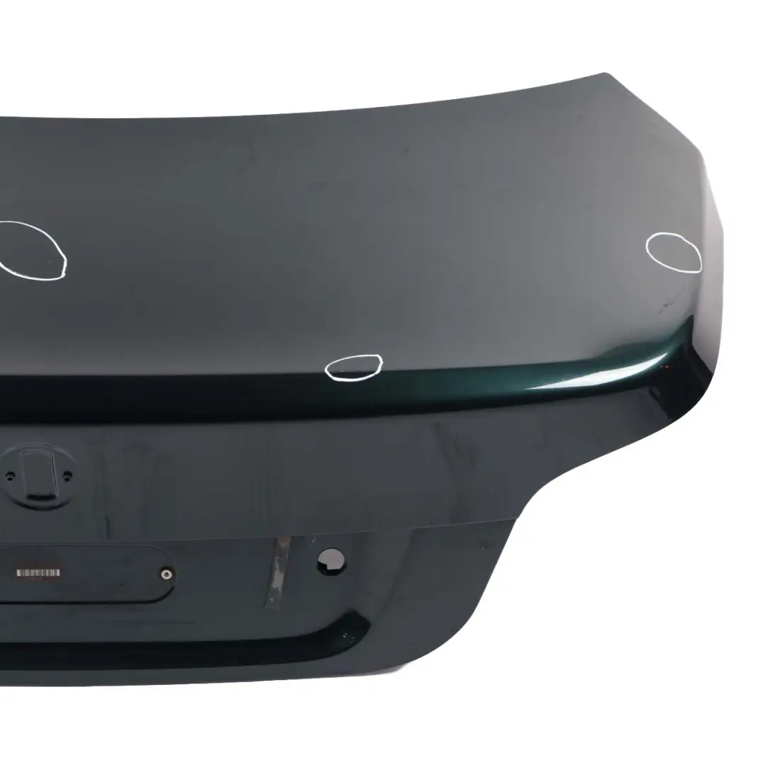 Trunk Boot Lid Tailgate Tiefgruen Deep Green Metallic - A43 to BMW 5 E60 LCI with Part number 7168761 BMW 5 E60 LCI Trunk Boot Lid Tailgate Tiefgruen Deep Green Metallic - A43 - SKU 7168761-TG1 - Part number 7168761