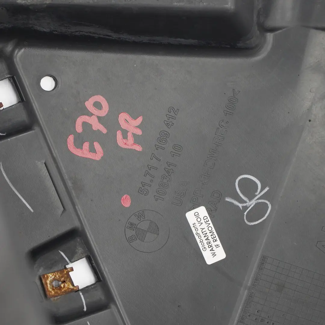 BMW X5 E70 Section avant droite du couvercle de passage de roue - SKU 7169412 - Numéro de pièce 7169412