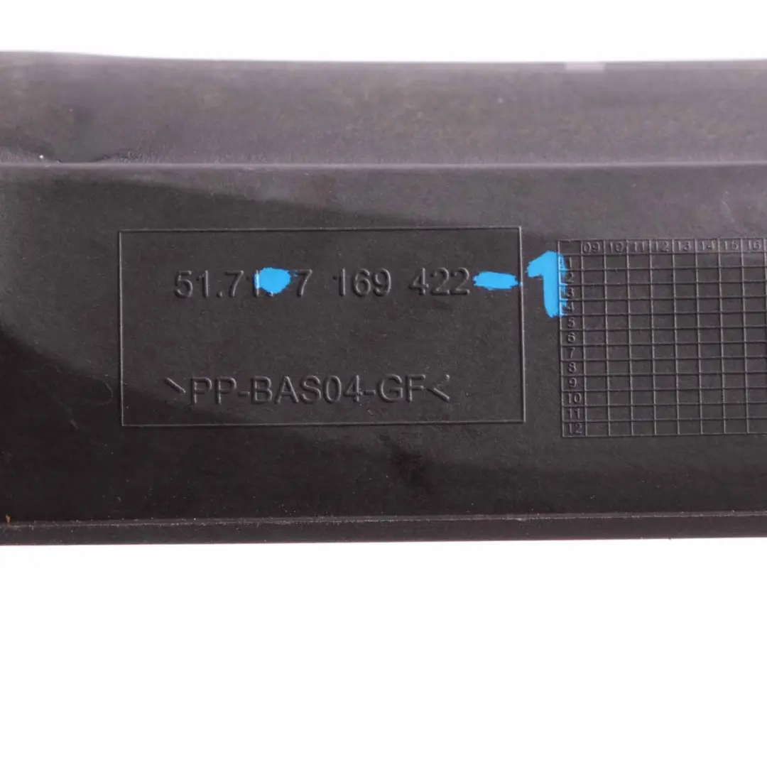  Panel compartimento motor BMW X5 X6 E70 E71 Motor Partición Superior - SKU 7169421 - Número de pieza 7169421