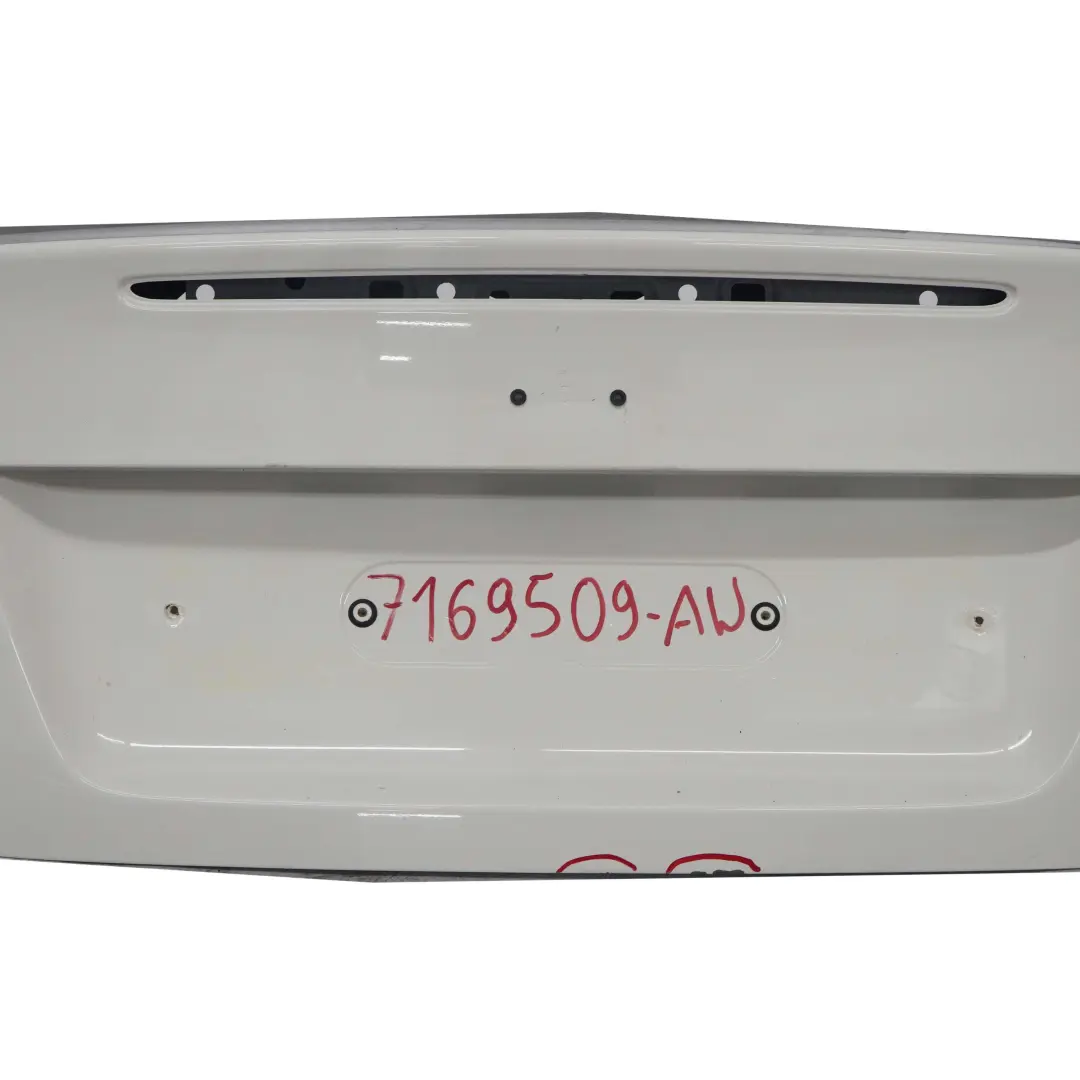 Boot Trunk Lid Tailgate Cabrio Alpinweiss Alpine White 3 - 300 to BMW E88 with Part number 7169509 BMW E88 Boot Trunk Lid Tailgate Cabrio Alpinweiss Alpine White 3 - 300 - SKU 7169509-AW - Part number 7169509