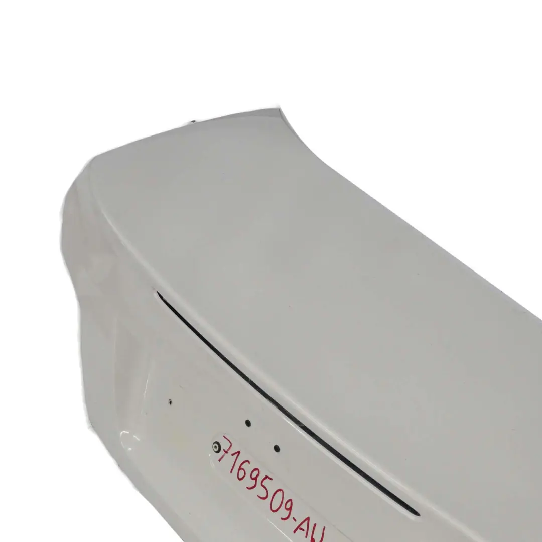 Boot Trunk Lid Tailgate Cabrio Alpinweiss Alpine White 3 - 300 to BMW E88 with Part number 7169509 BMW E88 Boot Trunk Lid Tailgate Cabrio Alpinweiss Alpine White 3 - 300 - SKU 7169509-AW - Part number 7169509
