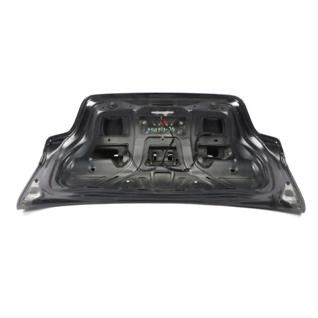 BMW E88 Cabrio Tailgate Bootlid Boot Lid Black Sapphire Metallic - 475 - SKU 7169509-BS - Part number 7169509