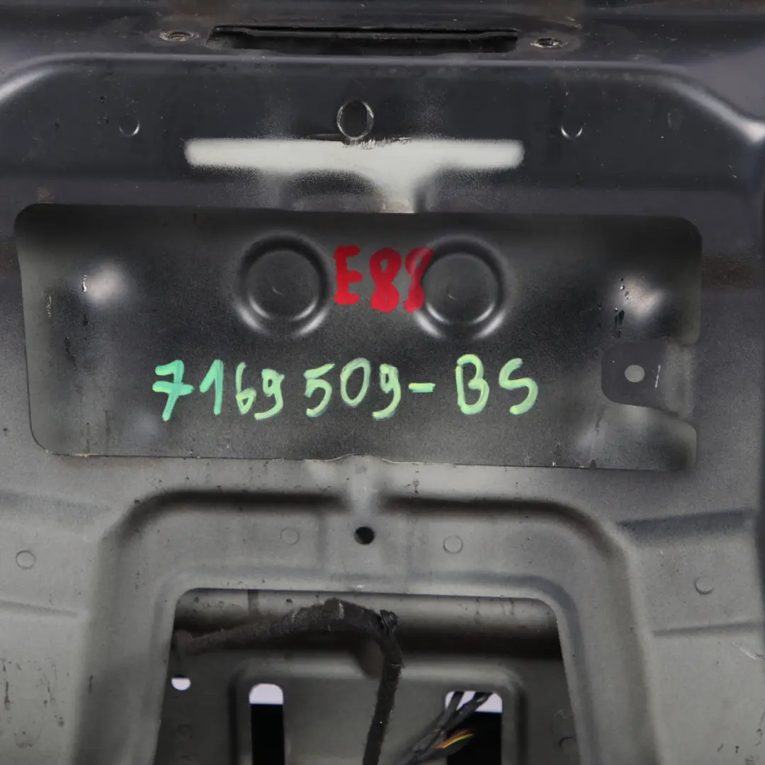 Bootlid Boot Lid Black Sapphire Metallic - 475 to BMW E88 Cabrio Tailgate with Part number 7169509 BMW E88 Cabrio Tailgate Bootlid Boot Lid Black Sapphire Metallic - 475 - SKU 7169509-BS - Part number 7169509