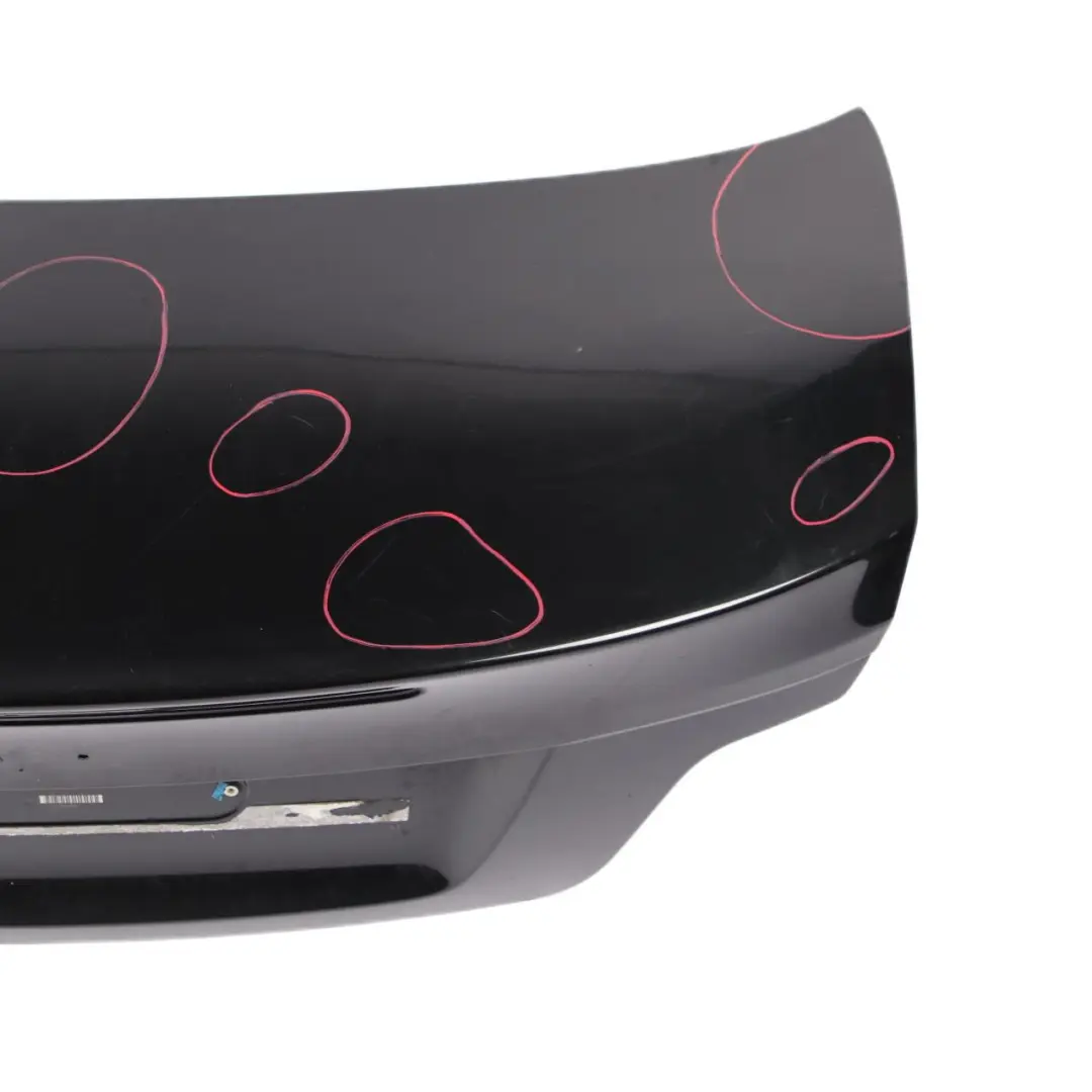 Bootlid Boot Lid Black Sapphire Metallic - 475 to BMW E88 Cabrio Tailgate with Part number 7169509 BMW E88 Cabrio Tailgate Bootlid Boot Lid Black Sapphire Metallic - 475 - SKU 7169509-BS - Part number 7169509