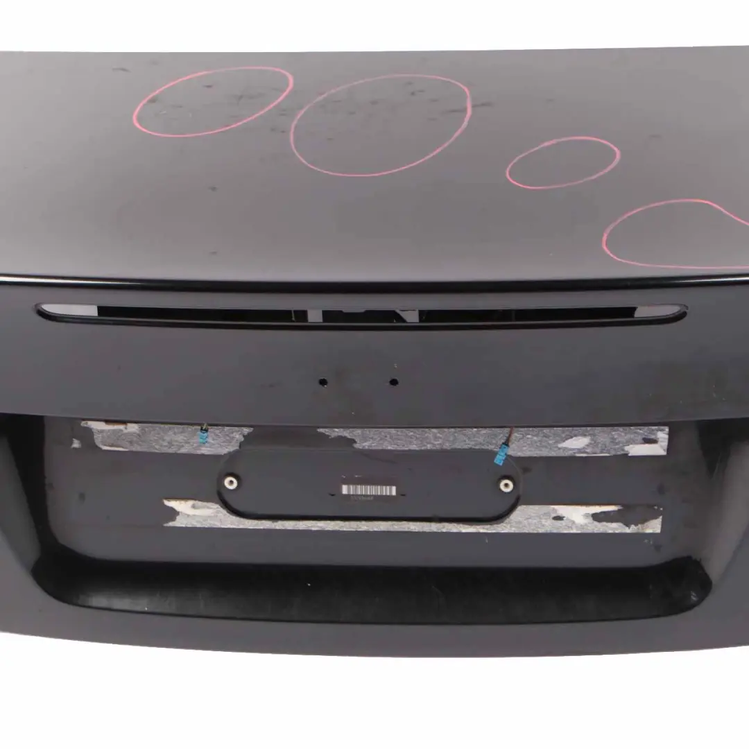 Bootlid Boot Lid Black Sapphire Metallic - 475 to BMW E88 Cabrio Tailgate with Part number 7169509 BMW E88 Cabrio Tailgate Bootlid Boot Lid Black Sapphire Metallic - 475 - SKU 7169509-BS - Part number 7169509