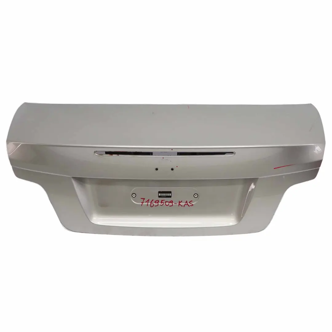Boot Trunk Lid Tailgate Cabrio Kaschmirsilber Silver Metallic - A72 to BMW E88 with Part number 7169509 BMW E88 Boot Trunk Lid Tailgate Cabrio Kaschmirsilber Silver Metallic - A72 - SKU 7169509-KAS - Part number 7169509