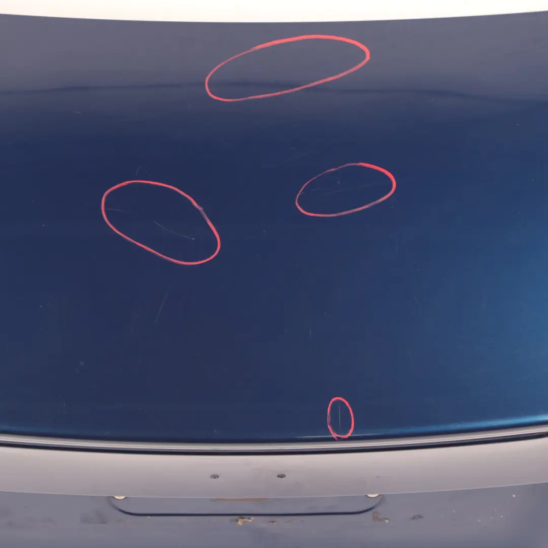 Boot Trunk Lid Cabrio Tailgate Bootlid Le Mans Blau Blue Metallic - 381 to BMW E88 with Part number 7169509 BMW E88 Boot Trunk Lid Cabrio Tailgate Bootlid Le Mans Blau Blue Metallic - 381 - SKU 7169509-LMB - Part number 7169509