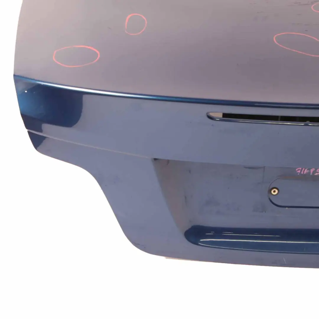 Boot Trunk Lid Cabrio Tailgate Bootlid Le Mans Blau Blue Metallic - 381 to BMW E88 with Part number 7169509 BMW E88 Boot Trunk Lid Cabrio Tailgate Bootlid Le Mans Blau Blue Metallic - 381 - SKU 7169509-LMB - Part number 7169509