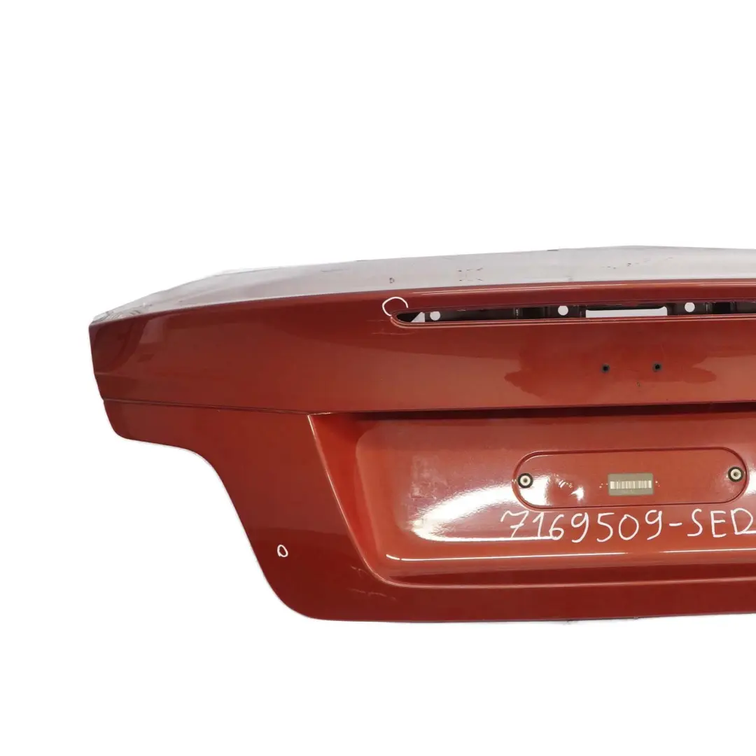 BMW E88 Boot Trunk Lid Tailgate Cabrio Sedonarot Sedona Red Metallic - A79 - SKU 7169509-SED - Part number 7169509