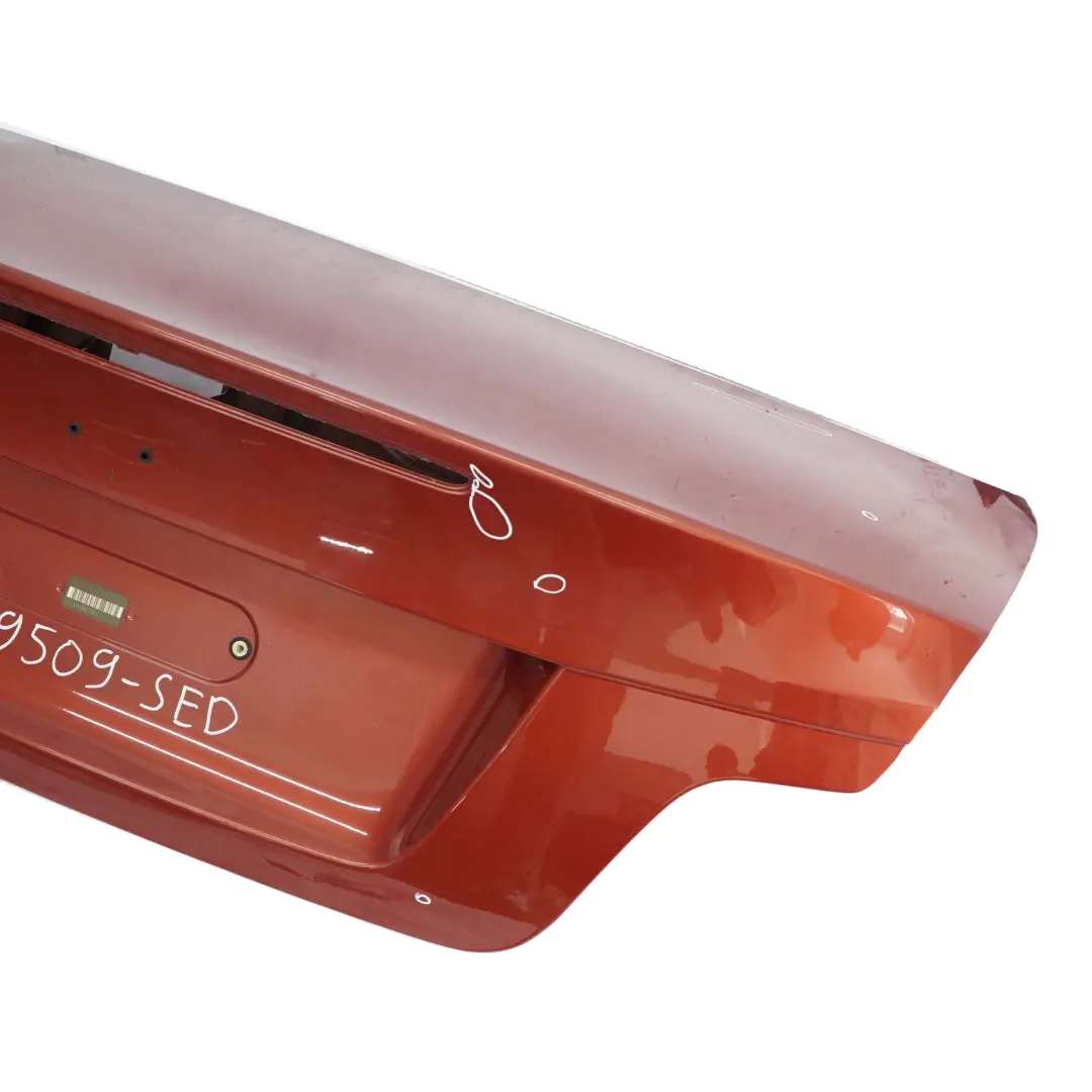Boot Trunk Lid Tailgate Cabrio Sedonarot Sedona Red Metallic - A79 to BMW E88 with Part number 7169509 BMW E88 Boot Trunk Lid Tailgate Cabrio Sedonarot Sedona Red Metallic - A79 - SKU 7169509-SED - Part number 7169509