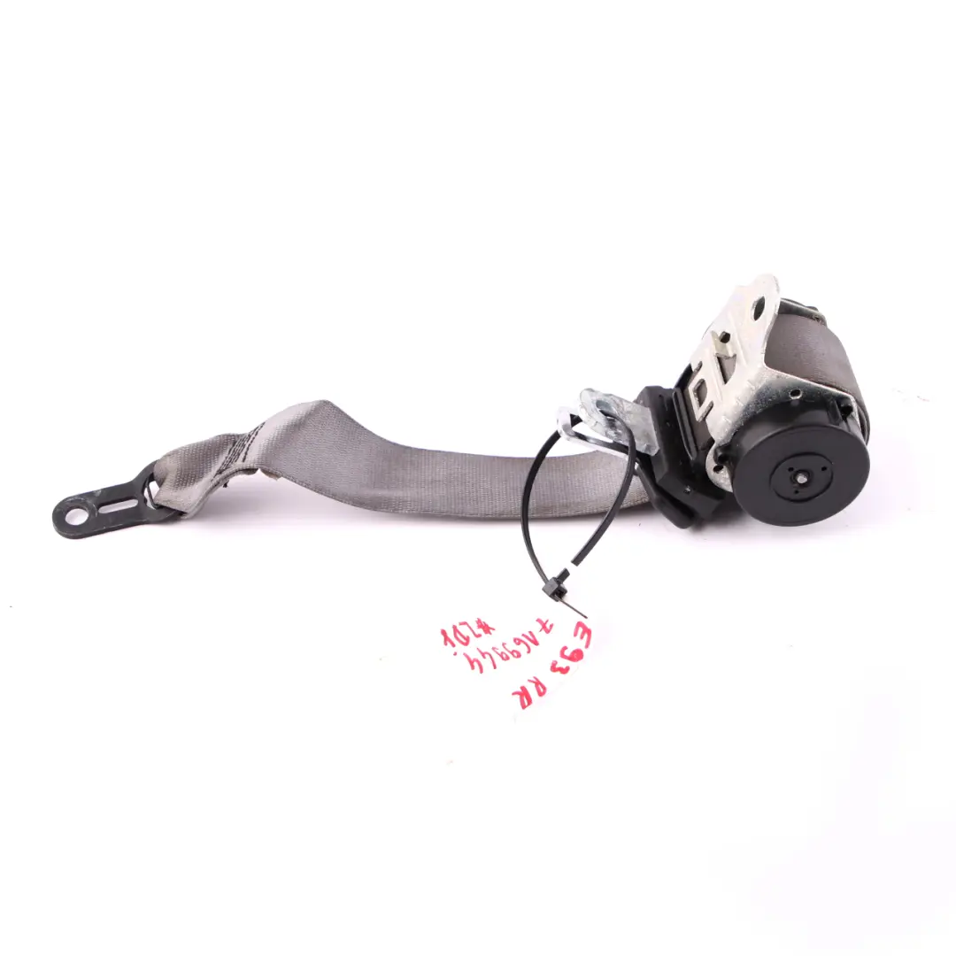 BMW E93 LCI Cintura Sicurezza Superiore Posteriore Destra Grigio Grau - SKU 7169944 - Numero di parte 7169944