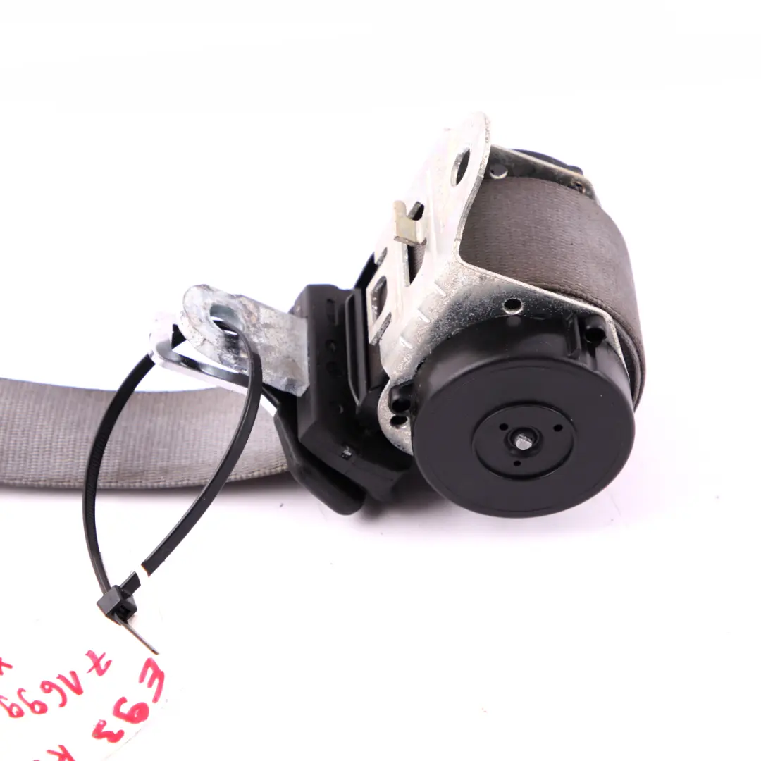 Upper Seat Belt Rear Right O/S Grey Grau to BMW 3 Series E93 LCI with Part number 7169944 BMW 3 Series E93 LCI Upper Seat Belt Rear Right O/S Grey Grau - SKU 7169944 - Part number 7169944