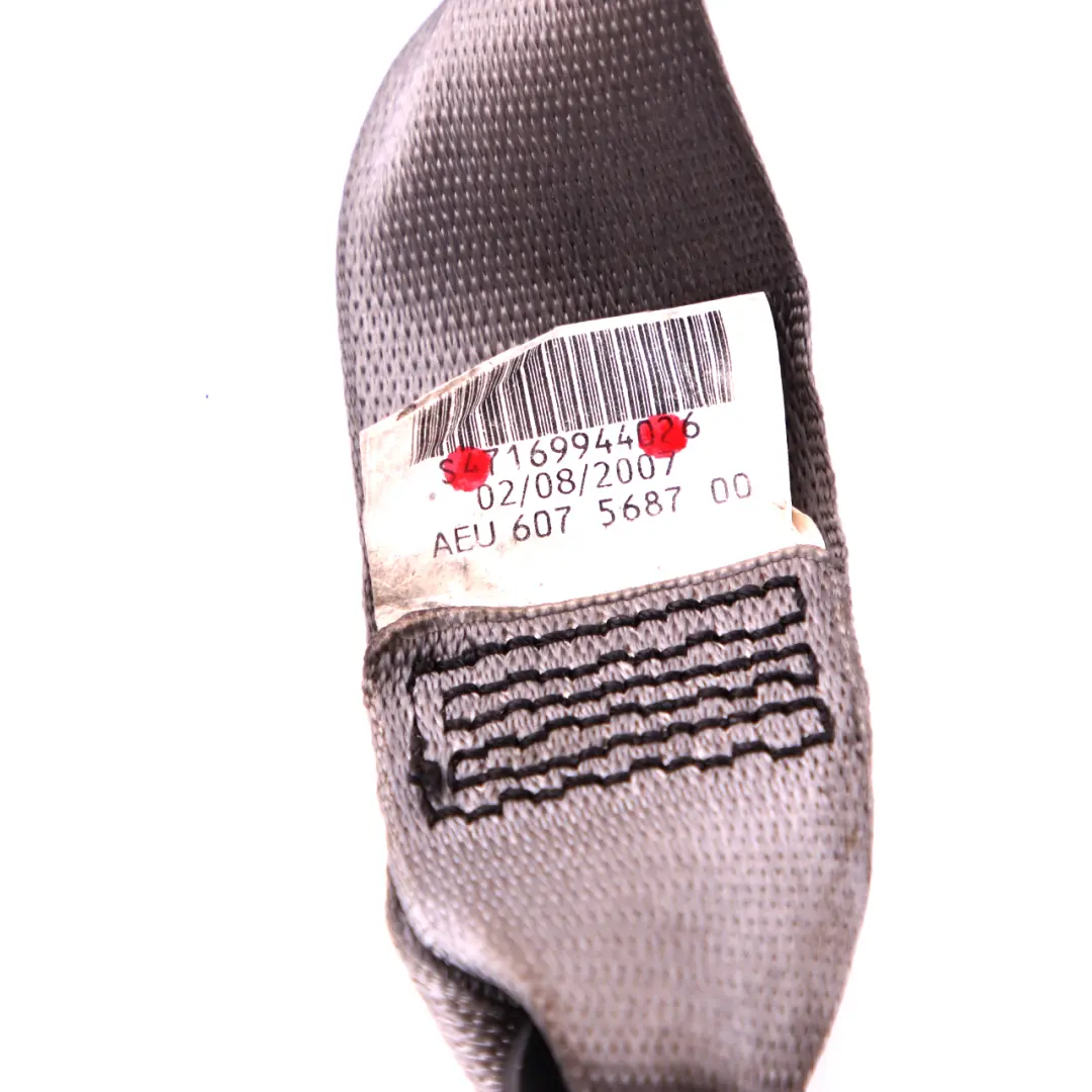 Upper Seat Belt Rear Right O/S Grey Grau to BMW 3 Series E93 LCI with Part number 7169944 BMW 3 Series E93 LCI Upper Seat Belt Rear Right O/S Grey Grau - SKU 7169944 - Part number 7169944