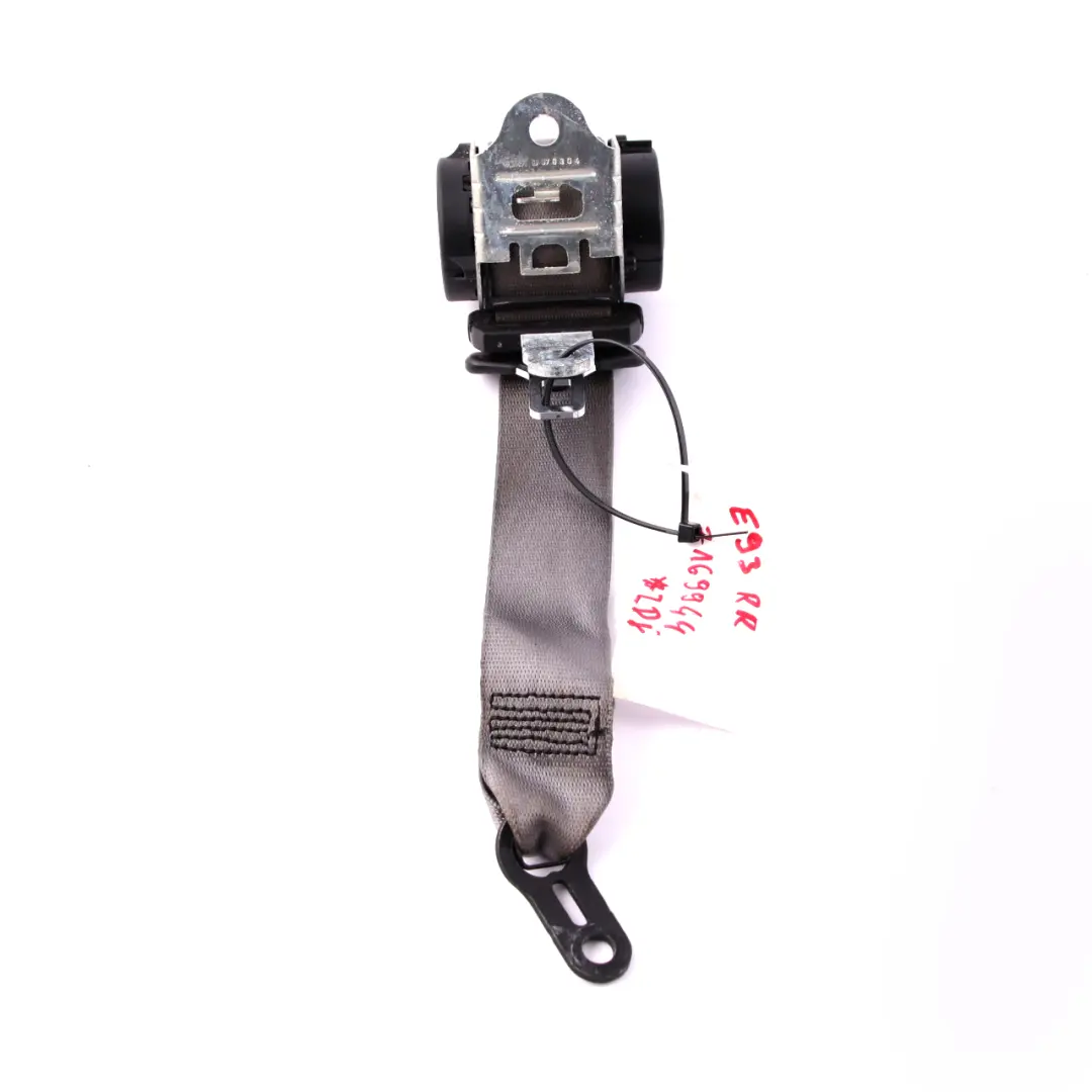 BMW E93 LCI Ceinture de securite superieure arriere droite Grey Grau - SKU 7169944 - Numéro de pièce 7169944