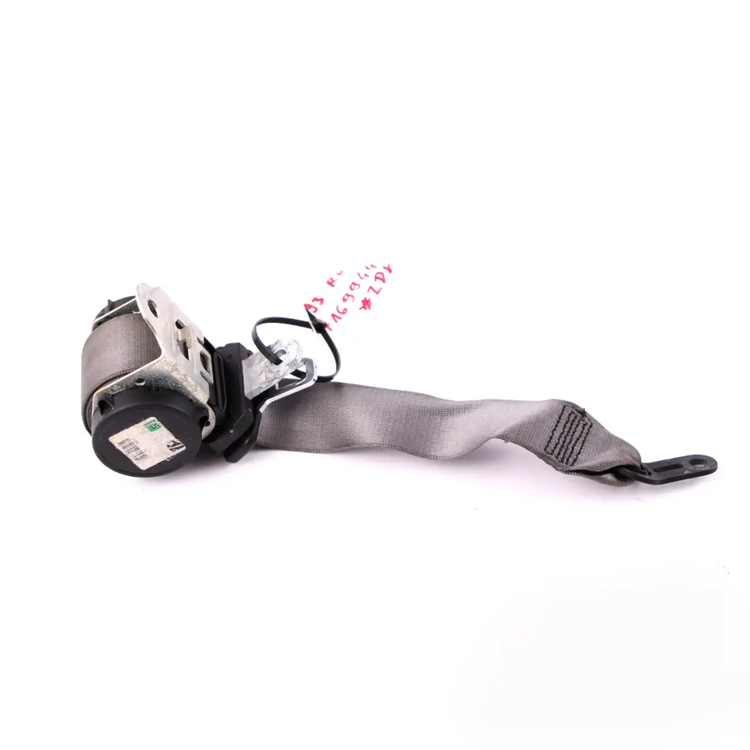 BMW 3 er E93 LCI Convertible Obergurt Sicherheitsgurt Hinten Rechts Grau - SKU 7169944 - Teilenummer 7169944