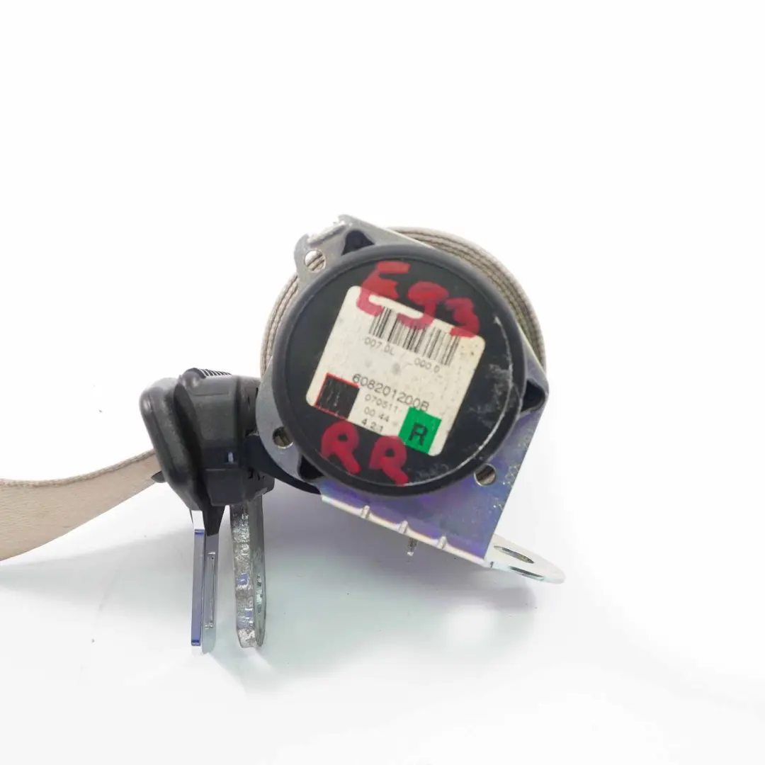Pas Bezpieczeństwa Prawy Tył Beż do BMW E93 o numerze 7169946 BMW E93 Pas Bezpieczeństwa Prawy Tył Beż - SKU 7169946 - Numer Części 7169946