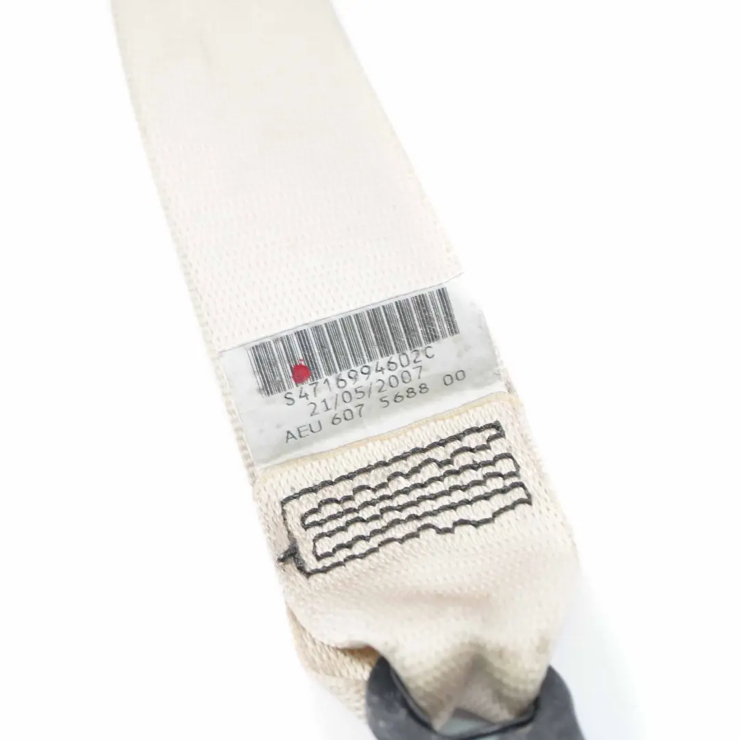 Ceinture Supérieure Arrière Droite Crème Beige pour BMW E93 LCI à propos du numéro de pièce 7169946 BMW E93 LCI Ceinture Supérieure Arrière Droite Crème Beige - SKU 7169946 - Numéro de pièce 7169946