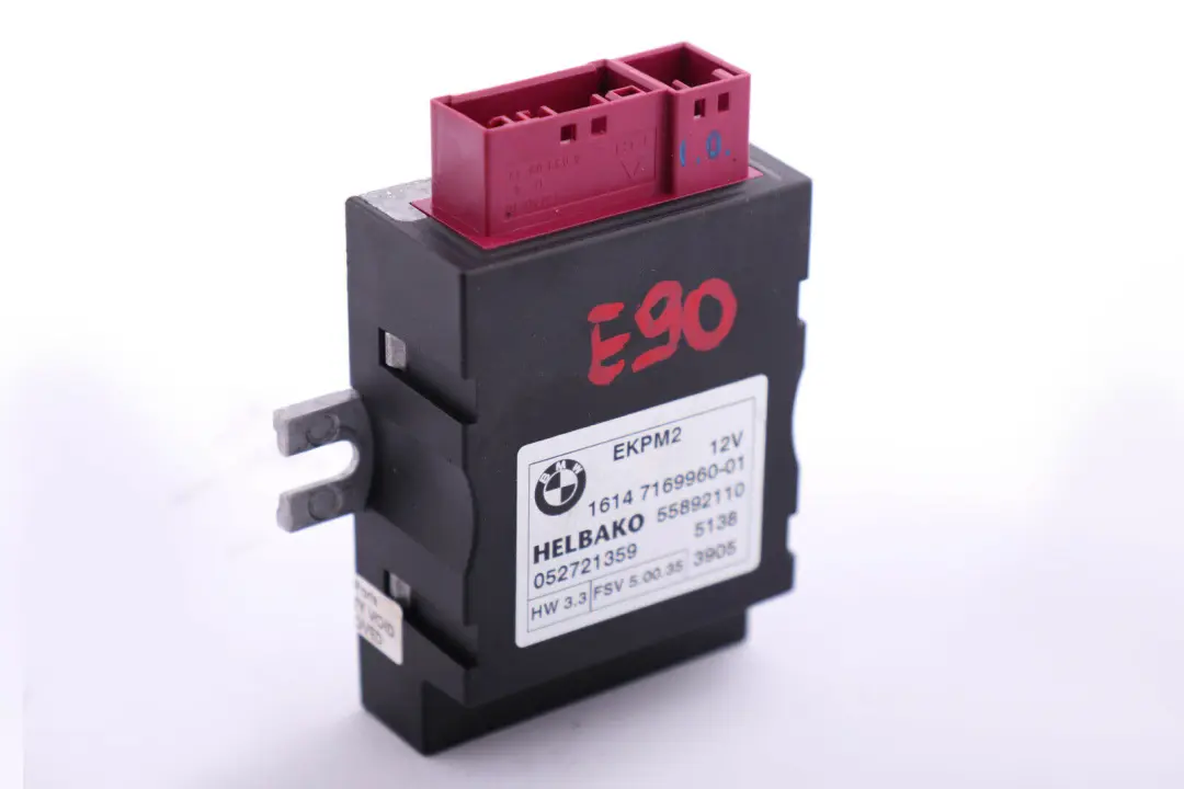 BMW E63 E87 E90 Unidad De Control Sensor Bomba De Combustible ECU - SKU 7169960 - Número de pieza 7229173