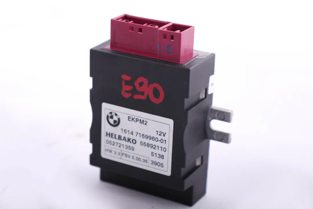 BMW E63 E87 E90 Unidad De Control Sensor Bomba De Combustible ECU - SKU 7169960 - Número de pieza 7229173