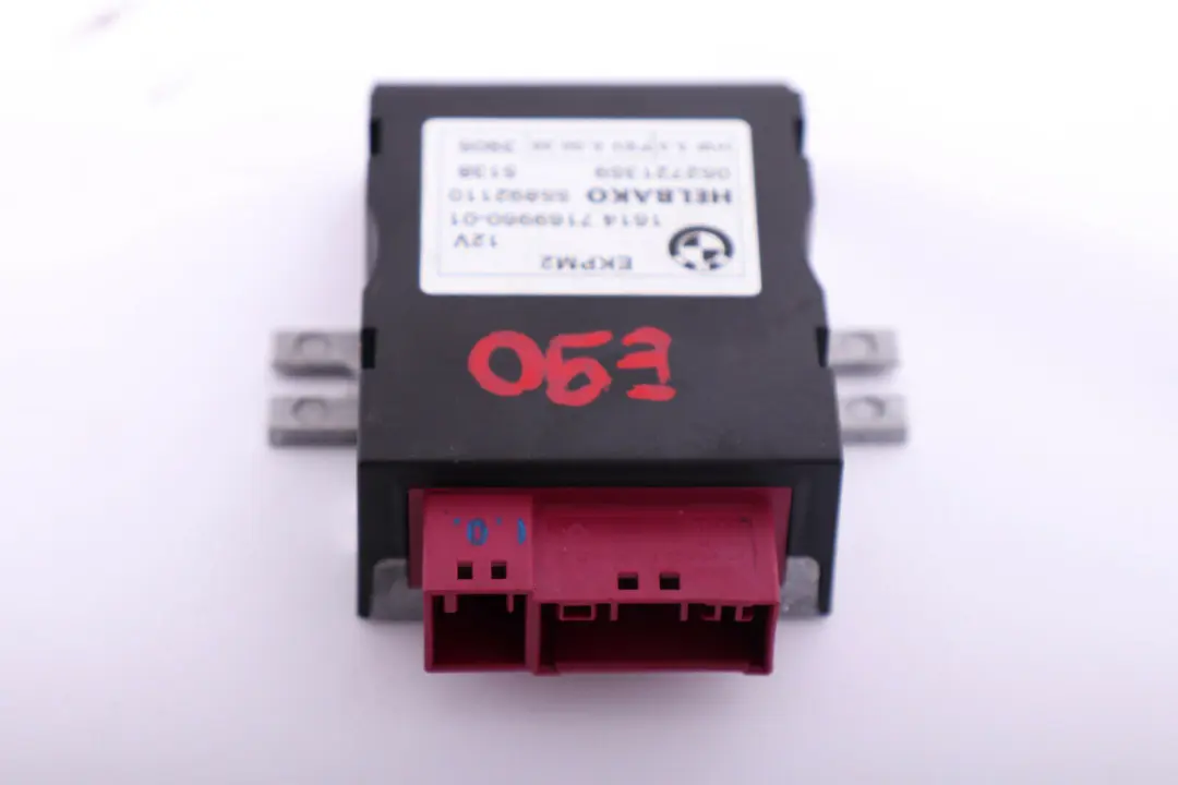 BMW E63 E87 E90 Unidad De Control Sensor Bomba De Combustible ECU - SKU 7169960 - Número de pieza 7229173